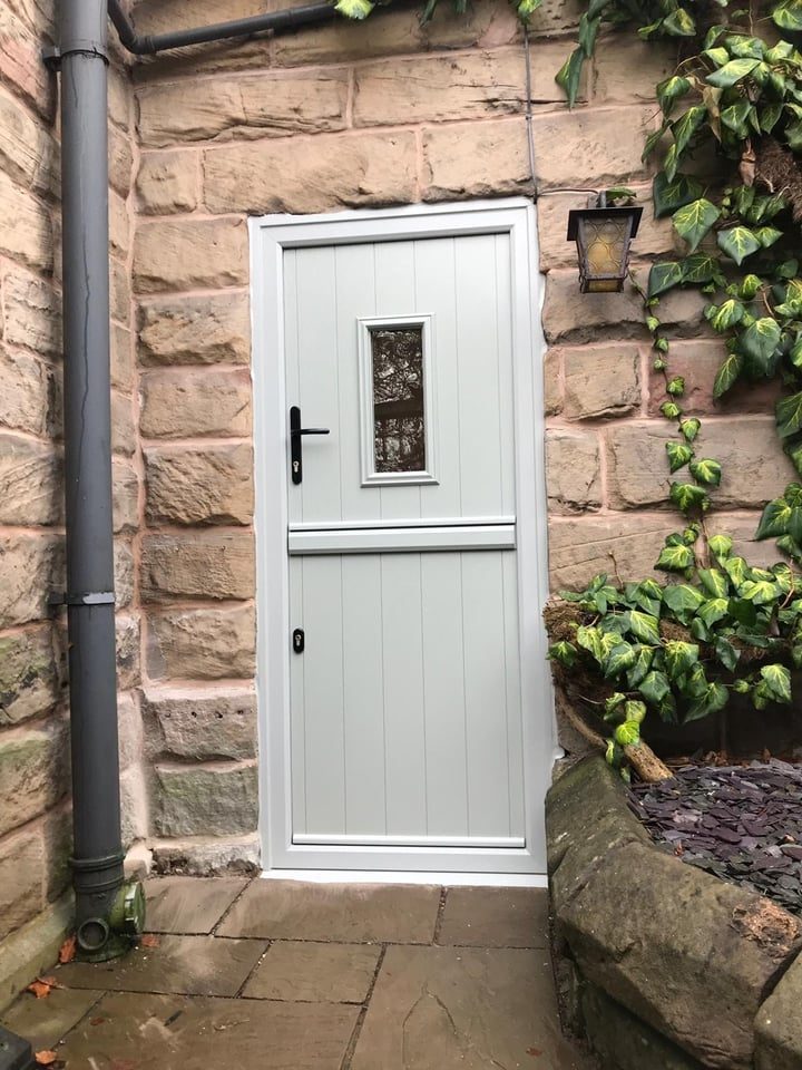 Composite door installation